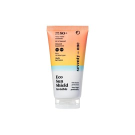 SeventyOne Percent Eco Sun Shield SPF 50+ Very High Sun Protection Face | No White Stains on the Face | Vegan | UVA 24 | 100% Mineral Filter - 100% Natural - Made in France | 40 ml
