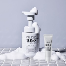 Uno 우노 휩 스피디 150ml + 휩 워시 블랙 30ml UNO Whip Speedy 150ml + Whip Wash Black 30ml