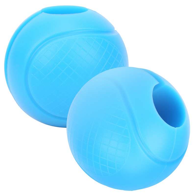 2pcs Barbell Grips Round Thick Silicone Dumbbell Adapter Balls Barbell