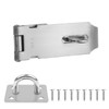 Shed Door Latch Clasp Lock, Stainless Steel Padlock Hasp, Security