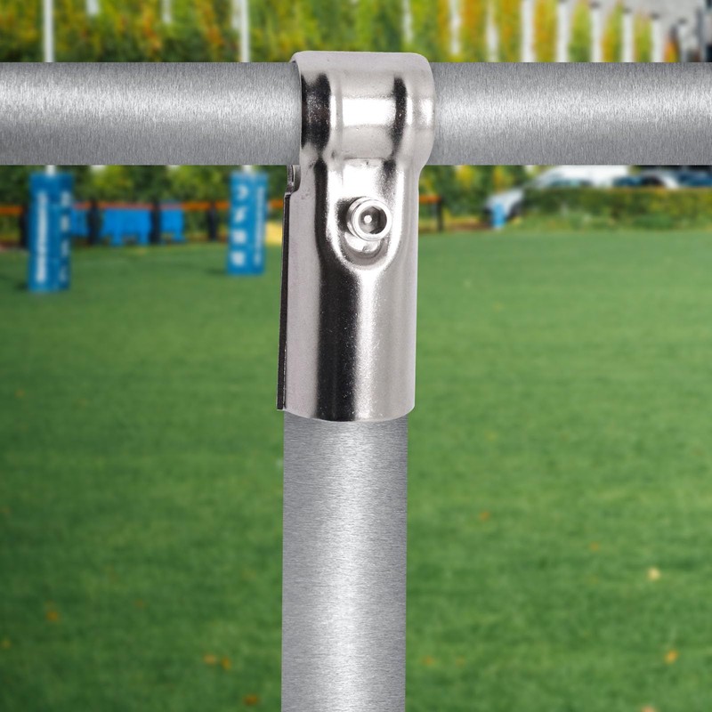 BENLIUDH Fence End Rail T Clamp 1 inch, Stainless Steel