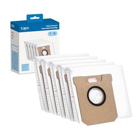 Tapo RVA210 Robot Vacuum Sacchetti per la Polvere Usa e Getta 3L, 5 Pezzi, Modelli Compatibili: Tapo RV50 Pro Omni, RV50 Omni