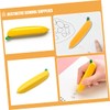 Gadpiparty Cute Banana Ballpoint Pen Ergonomic Black Ink Writing Tool