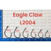 Eagle Claw L2004 Circle Sea Hook, Platinum Black Finish, Non-Offset