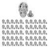 50 Sets DIY Skull Rivets Gothic Style Rustproof Exquisite Craftsmanship