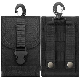 Universal Tactical Cell Phone Pouch Clip Holster Holder w/Belt Loop Nylon Smartphone pouch