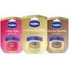 Vaseline Lip Therapy 0.25 Oz 3 Pack Bundle - Creme