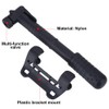 Bike Air Pump, Black Mini Size Pump Ergonomic Handle with