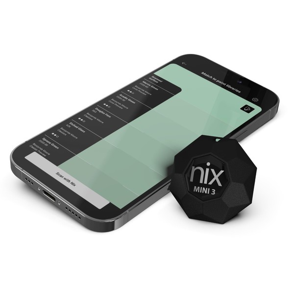 Nix Mini 3 Color Sensor Color Meter - Portable Color Matching Tool - Identify and Match Paint and Quantified Color Values Instantly