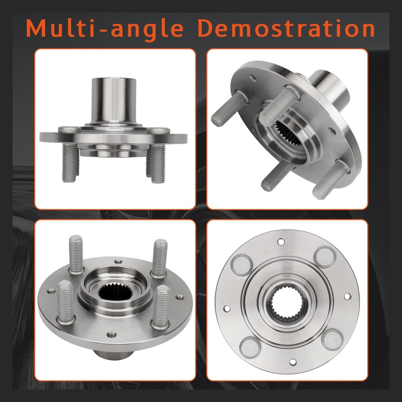 [Pair] DRIVESTAR 44610-SH3-981 Front Wheel Hub Bearing 1988-1991 for Honda