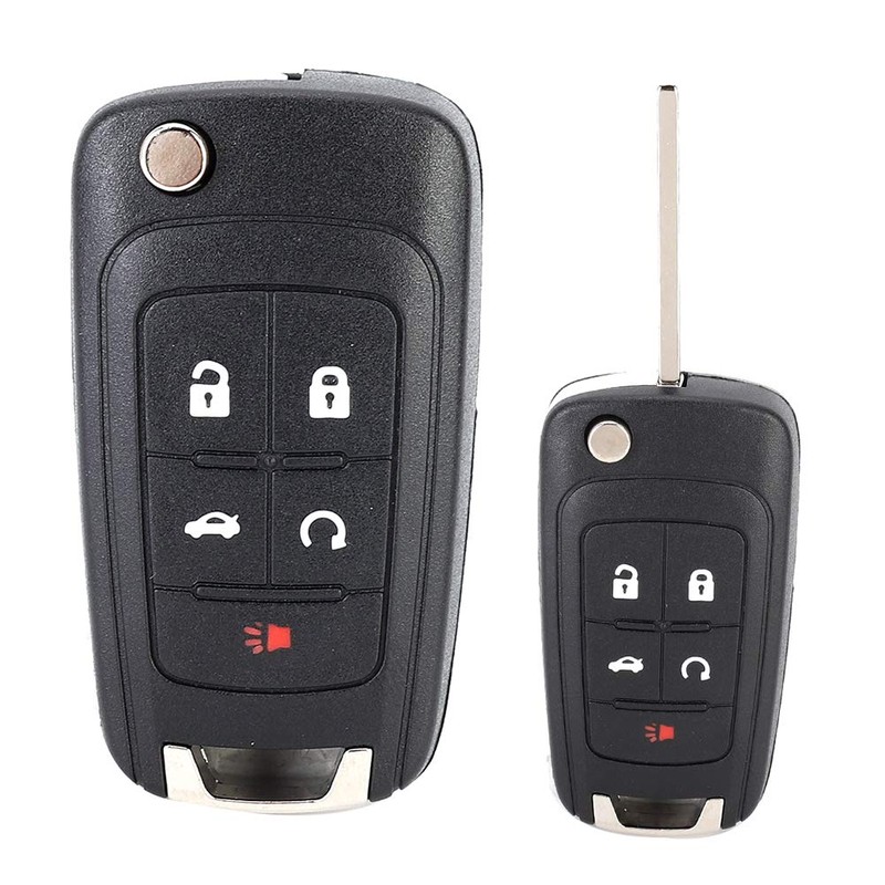 5 Button Keyless Folding Car Key for Camaro 2010-2013