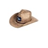 Calhoun Miller Lite Straw Beach Cowboy Hat with Adjustable Curved