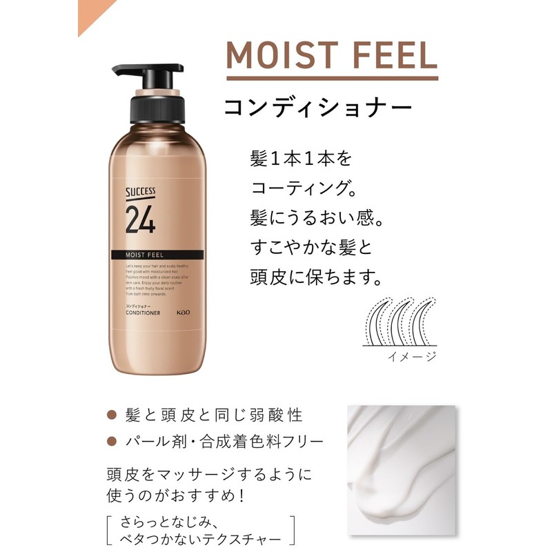 Success 24 Moist Feel Fruity Floral Scent Conditioner Refill 11.8