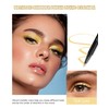 Glitter Liquid Gold Eyeliner, Diamond Shimmer Eyeliner Waterproof Long-Lasting, Metallic