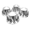 High Soar Lug Nut Covers,33 mm Chrome Lug Nut Covers