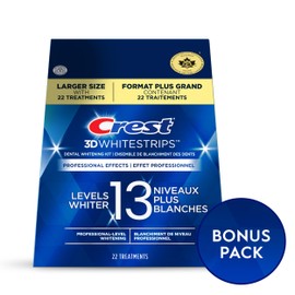 Crest Crest 3D White Whitestrips Professional Effects, At-Home Teeth Whitening Kit, 13 Levels Whiter, 22 Treatments