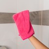 8 STÜCK FLAUSCHIGE MIKROFASER WASCHLAPPEN, WASCHHANDSCHUH, SEIFTUCH, SEIFLAPPEN, WASCHFLECK, MICROFASER