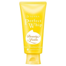 Senka Perfect Whip Vitamin C Poreless Glow F, 100g, 1 piece / 센카 퍼펙트 휩 비타민C 포어리스 글로우 에프, 100g, 1개