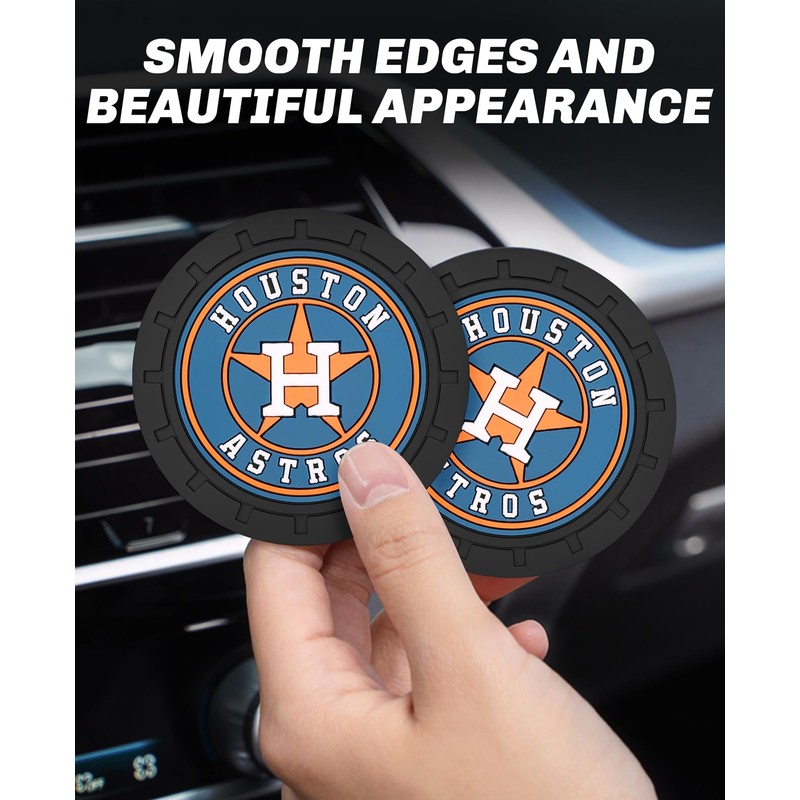 2PCS Car Cup Holder Coaster,Auto Cup Holder Insert Coaster for