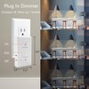 Nexete Smart Dimmer Plug Outlet Switch, Lamp Dimmer Outlet Switch