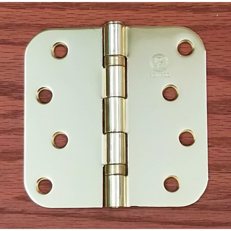 Penrod Door Hinges, Bright Brass, Ball Bearing 4 Inch with