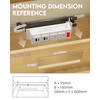 JACEPFY Drawer Outlet with USB-C 20W PD Fast Charging, Flush-Mount
