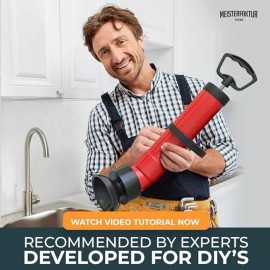 MEISTERFAKTUR Drain Blaster with 3 Attachments [68oz Volume] - High Pressure Air Plunger