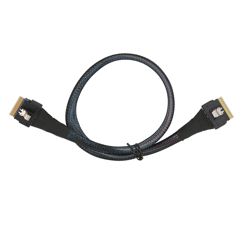 Data Transmission Cable Slim SAS SFF‑8654 8i to SFF‑8654 8i