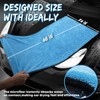 Metyond 48”x24” Dual Sided Microfiber Car Cleaning Towel, Full-Sized SUV