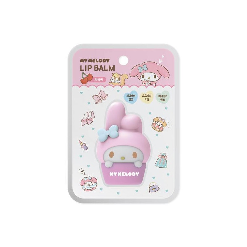 아트박스 마이멜로디 립밤 체리향 Artbox My Melody Lip Balm Cherry
