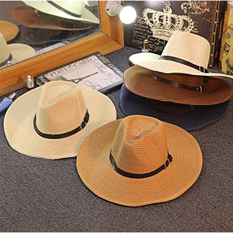 ZOEMAKE Straw Hat, Foldable, Spring and Summer, Breathable, UV Protection,