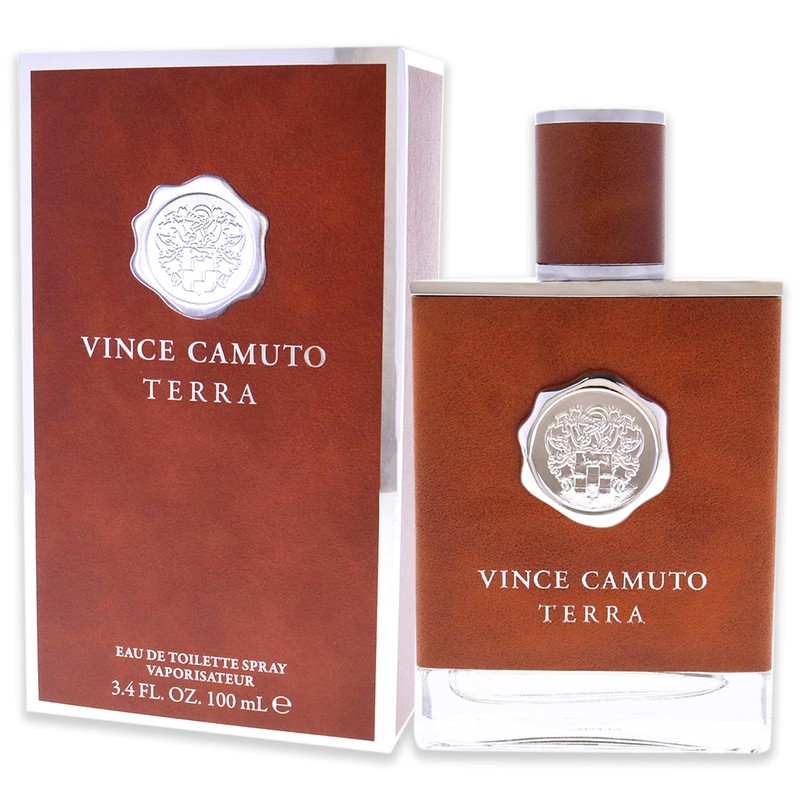 Vince Camuto Terra Eau de Toilette Spray for Men, 3.4