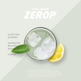 Best Body Nutrition Best Body Nutrition Vital Drink ZEROP® - Bitter Lemon, Original Getränkekonzentrat - Sirup - zuckerfrei, 1:80 ergibt 80 Liter Fertiggetränk, 1000 ml