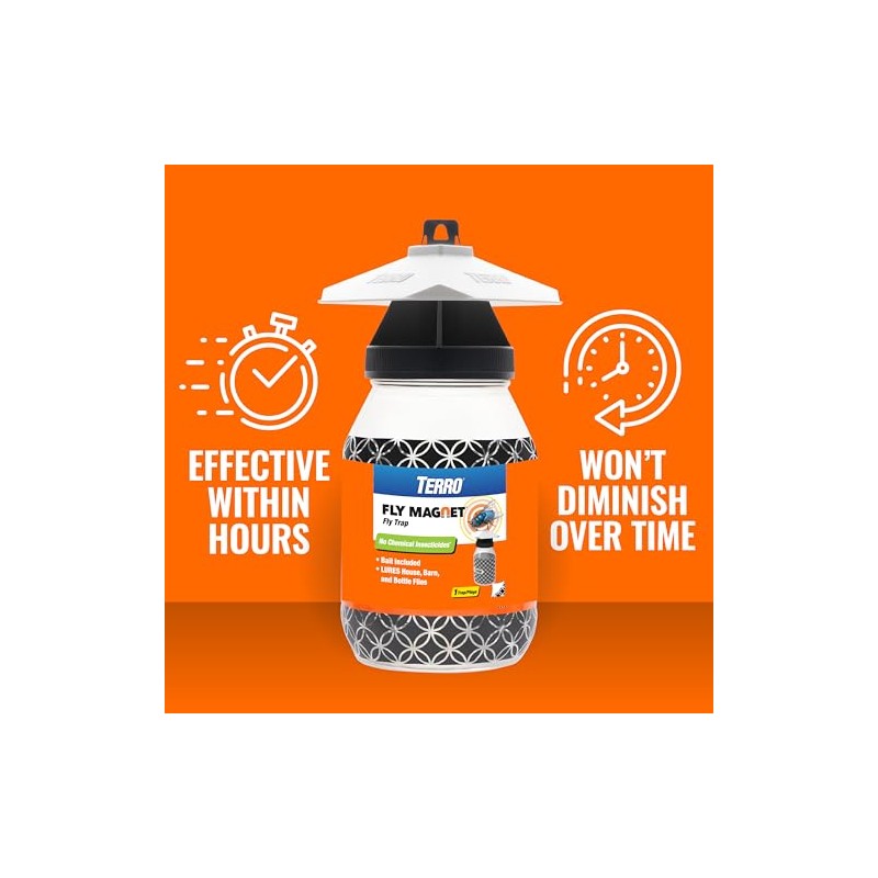 Terro Outdoor Reusable Fly Trap - Poison Free Solution