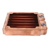 Water Cooling Radiator Red Copper 7mm Round Pipe G1/4 Thread