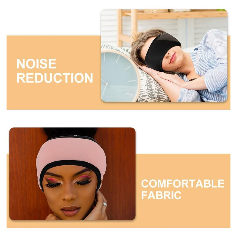 OATIPHO Sleep Eye Mask - 2pcs Sleep Ear Muffs -