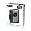 Jensen CR-100 Retro Portable AM/FM Radio Personal Cassette Player Compact