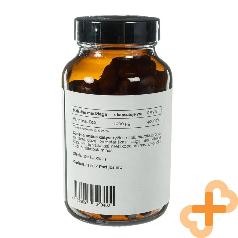 AVEL Vitamin B12 Capsules Nervous System Psychological Function Food Supplement