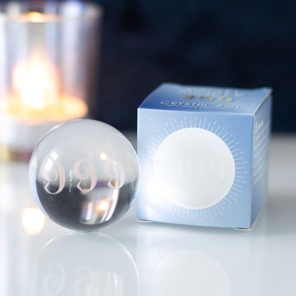 Something Different Wholesale 999 Angel Number Glass Crystal Ball with