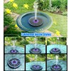 SZMP Solar Fountain 2023 Upgraded 100% Glass Panel, 3.5W Solar