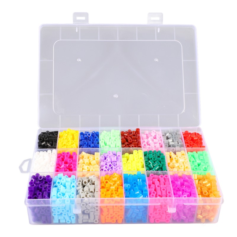 24 Color Fuse Beads Set 5mm Fuse Beading Kit with