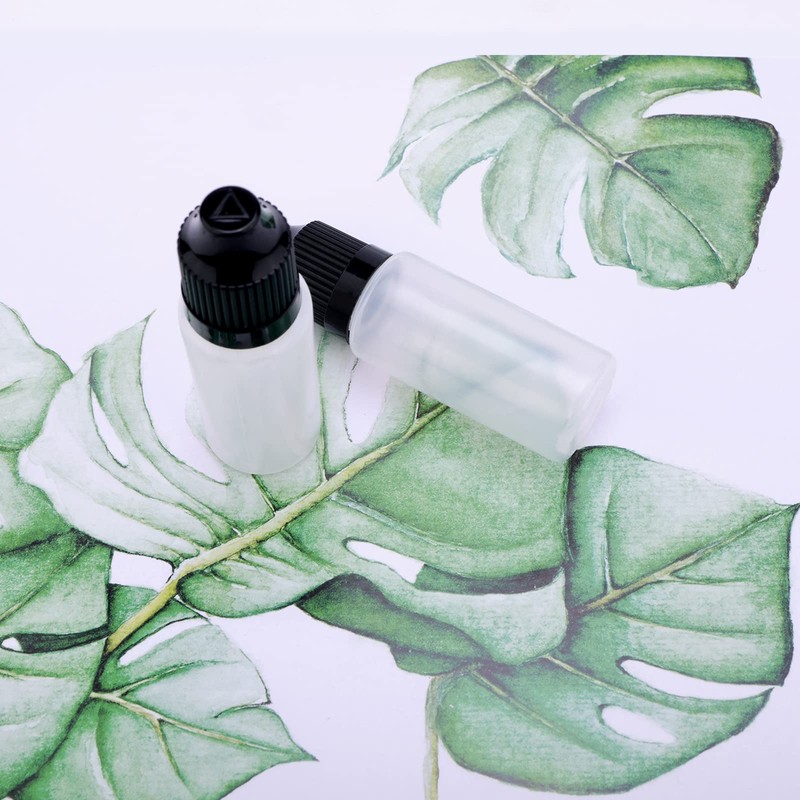 Pxyelec 15ml Plastic Squeeze Bottles LDPE Squeeze Bottles Eye Liquid