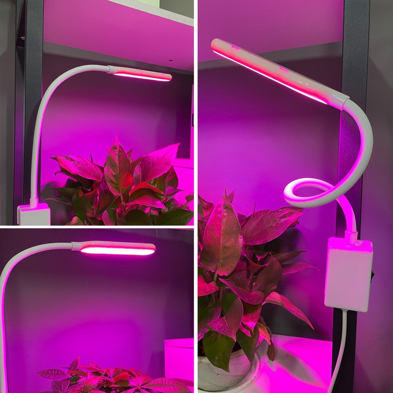 LED Plant Lamp USB Powered 360° Adjustable Plant Growing Lamp