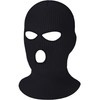 SATINIOR 3 Holes Full Face Cover Outdoor Balaclava Knitted Neck