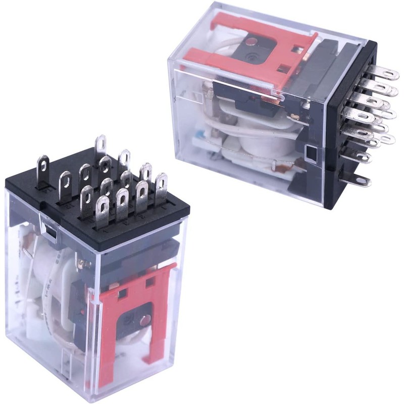 Taiss/AC 24V LED Indicator Electromagnetic Coil Relay 14 Pins 10A