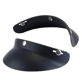 Removable Helmet Visor, Universal Black Visor with 3 Snaps, Open Helmets for Motorcycle Bikes