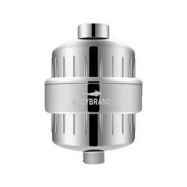 Generic Shower Head Filter, Hard Shower Water Filter/Purifier, 15 Stages Chrome Shower Filter Head to Remove Chlorine, Heavy Metals & Toxic Chemicals for Handheld, Fixed, and Rain Shower Head