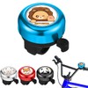 Children's Bicycle Bell with 1 Sticker in Different Patterns -