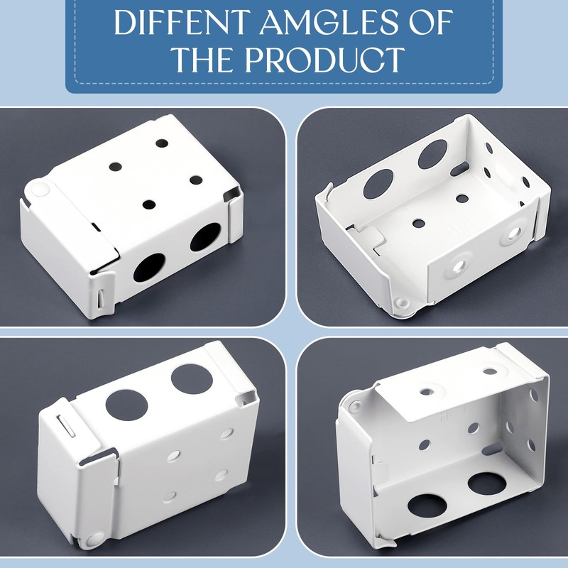 Hotop Blind Brackets 2 Inch Low Profile Box Mounting Bracket