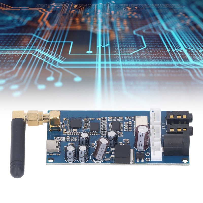 Bluetooth Decoder Board PCB Light Indicator No Noise Easy Carrying